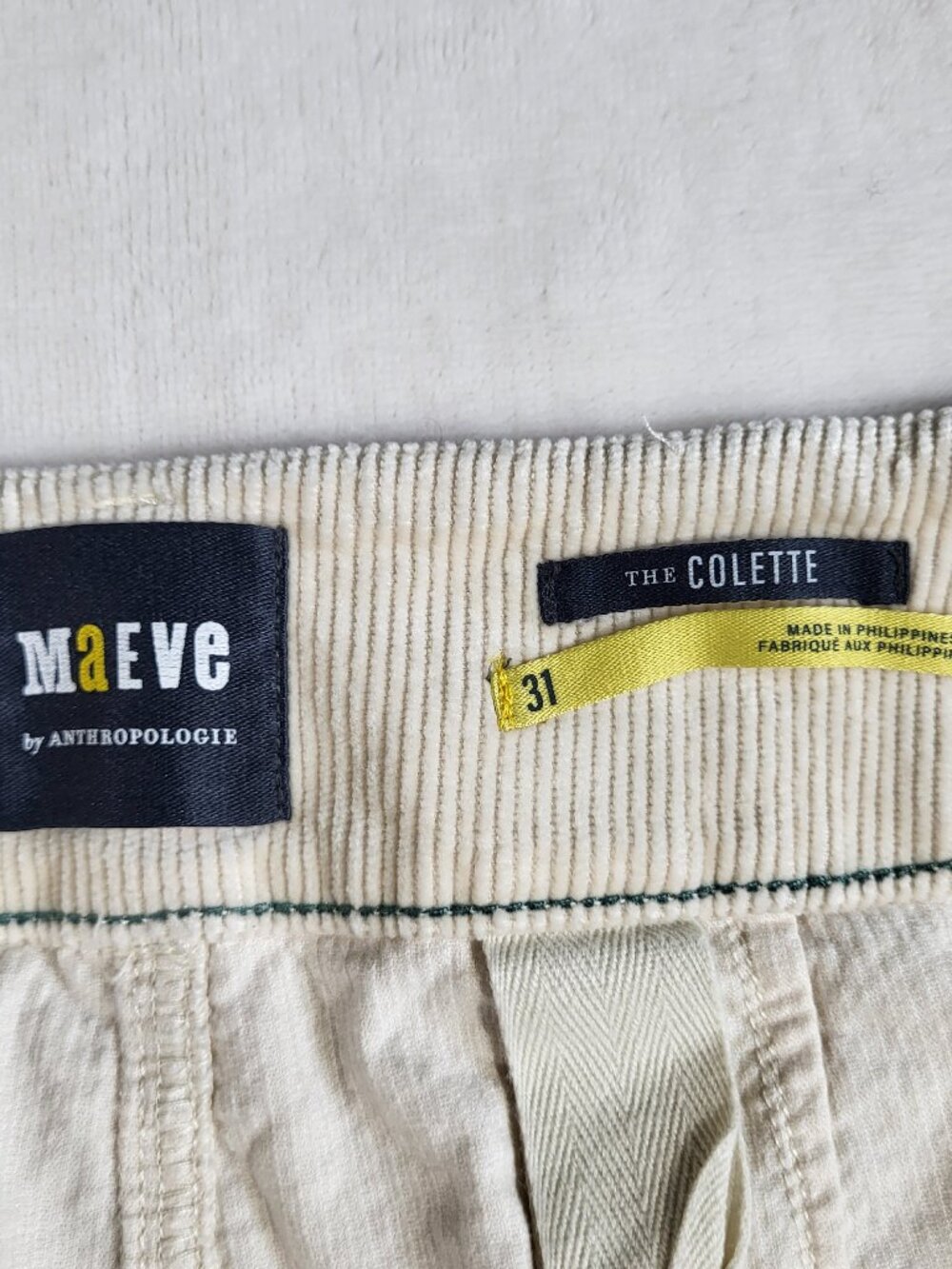 Maeve by Anthropologie - The Colette Cropped Wide-Leg Corduroy Pants - 31 - Picture 7 of 14